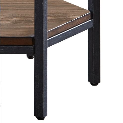 Ultimo - Hexagon End Table - Brown